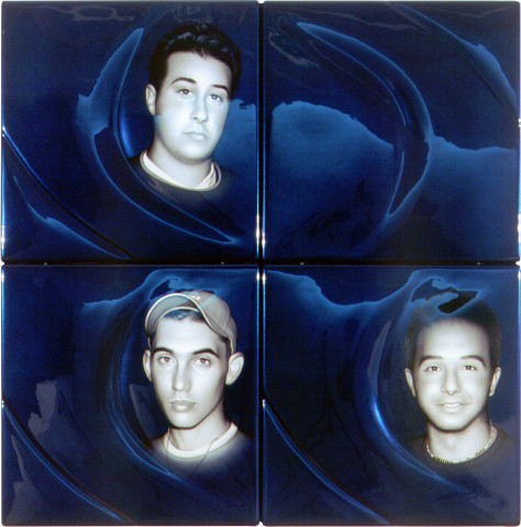 Patricia Piccinini CRU51N, 2002; ABS plastic and automotive paint; 100 x 100 x 5 cm; 4 panels; enquire