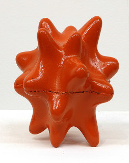 James Angus Geo Face Distributor, 2008; concrete and acrylic; 30 x 22 x 22 cm; Edition of 10 + AP 2; enquire