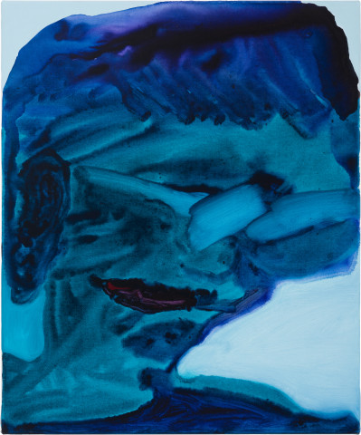 Tom Polo trust is a funny task, 2023; acrylic and Flashe on canvas; 60 x 50 cm; more info; enquire