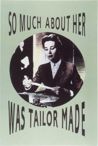 Lisa Zanderigo and Kaye Shumack The Suit, 1994; type C photographic print; 147 x 111 cm; enquire