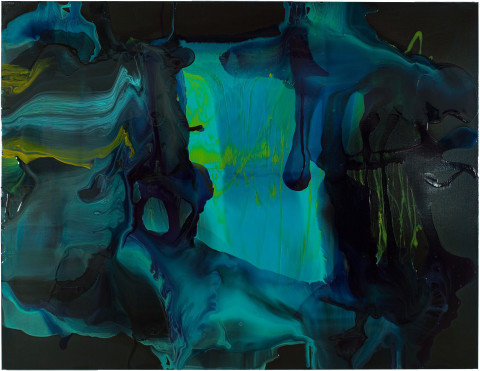 Dale Frank It seemed of little wonder anecdotally, 2008; varnish on canvas; 200 x 260 cm; enquire