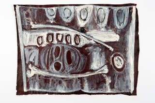 Fiona Hall By the Book, 2015; gouache on Khadi paper; 57 x 76 cm; enquire