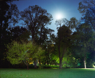 Anne Zahalka Fitzroy Gardens at Night, Hotel Suite, 2008; Type C print; 75 x 92.5 cm; enquire