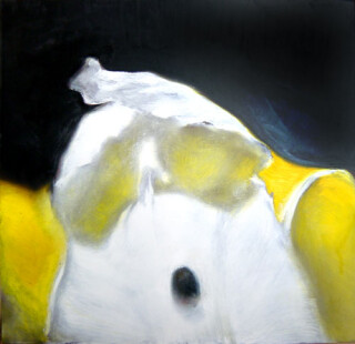 Louise Hearman Untitled #826, 2001; oil on masonite; 53 x 56 cm; enquire