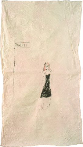 Jenny Watson Motel, 2001; oil on cotton; 155 x 85 cm; enquire