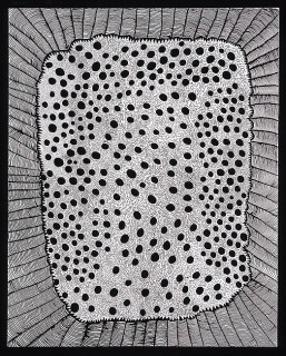 Yayoi Kusama Dwelling of Stars [TWZSS], 2007; silkscreen on canvas; 162 x 130.3 cm; Edition of 5; enquire