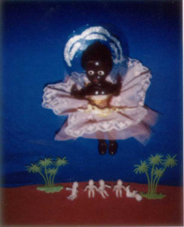 The Armory Show Destiny Deacon, 1993-03; from the series Waiting for Goddess; Light jet print from Polaroid original; Image size: 60 x 48 cm; Frame size: 75 x 62 cm; Series of 4 images; enquire