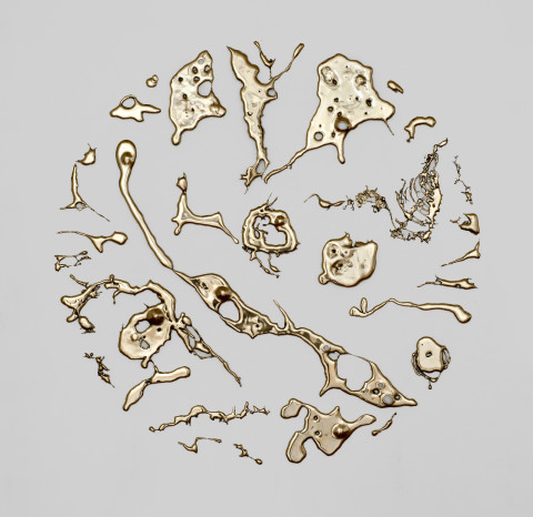 Lindy Lee Forming Like a Single Dewdrop, 2012; bronze; 120 cm (diameter); enquire