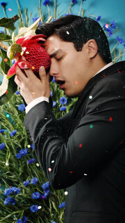 Del Kathryn Barton the human dress with Remy Hii, 2013; digital print; 103 x 64 cm; Edition of 8 + AP 2; enquire