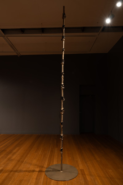 Julie Rrap Power Climber, 2019; bronze; 389 x 8 x 8 cm; Edition of 2 + 1 AP; enquire