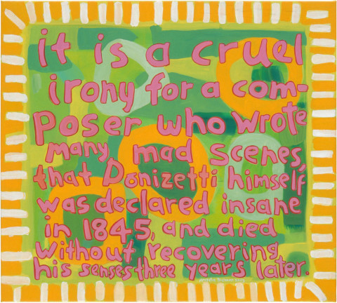 Angela Brennan Cruel irony, 2003; oil on linen; 90 x 100 cm; enquire