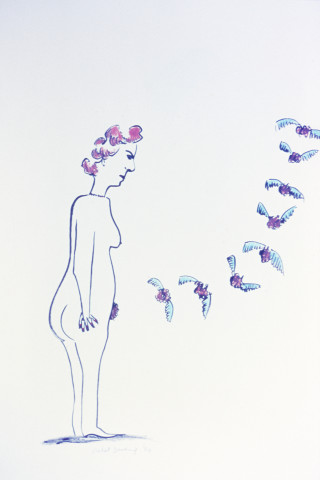 Juliet Darling Whooogh!, 1984; work on paper; 77 x 52 cm; enquire