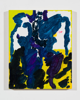 Tom Polo final fantasy (two), 2026; acrylic and gouache on board; 25 x 20 cm; enquire