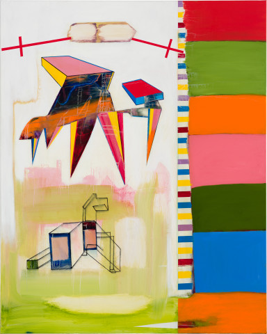 Gareth Sansom The visitor, 2021; oil on linen; 152 x 122 cm; more info; enquire