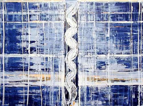 John Firth-Smith Surprise, 2003; from the series 11.; oil on linen; 6 x 8ft; enquire