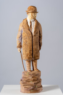 Linda Marrinon Toulouse-Lautrec, 2025; painted plaster and wood; 70 x 23 x 18 cm; enquire