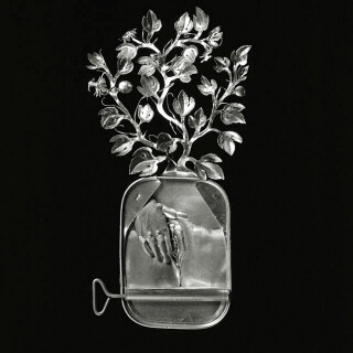Fiona Hall Passiflora edulis / Passionfruit, 1989-90; from the series Paradisus Terrestris; aluminium & tin; 25 x 12 x 3 cm; enquire