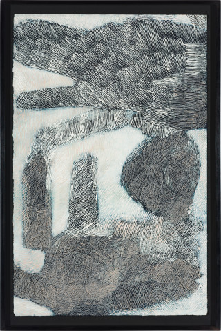 Nyapanyapa Yunupiŋu Djulpan, 2020; 4011-20; natural earth pigments on paper; 109 x 72.5 cm; more info; enquire