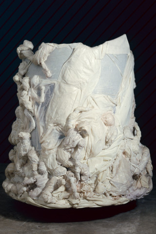 Richard Goodwin Maquette for Mobious Sea, 1987; cotton and acrylic on cardboard; enquire