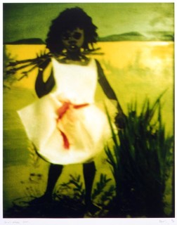 Destiny Deacon Girl Alone, 2001; from the series Forced Into Images; Light jet prints from Polaroid originals; 95 x 77 cm; Edition of 20; Enquire