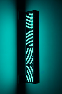 Callum Morton City Lights #8, 2026; steel, powder coating, lights; 106 x 34 x 12 cm; enquire