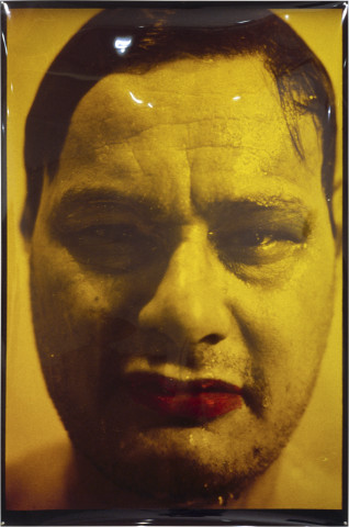 Mike Parr Six of ten cibachromes from The Umbrella of Glass (Fading), 1981-1993; 190 x 127 cm; enquire