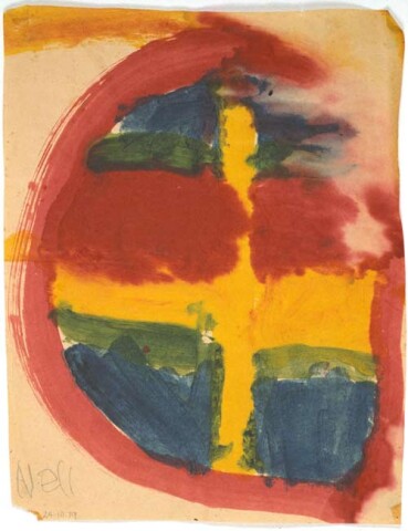 Nell 24.10.79, 1979; acrylic paint on butchers paper; 32 x 24 cm; enquire
