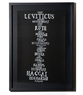Nell Books of the Old Testament, 2005; gouache on paper; 67 x 38 cm; enquire