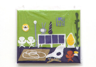 Kathy Temin Arrange Your Own Room, 1998-99; Felt on felt, plastic wrap; 39 x 32 cm; Edition of 3; enquire