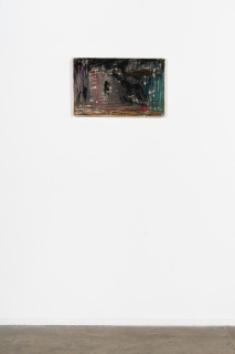 installation view; Jenny Watson Echoes of a primal landscape, 1985; oil, acrylic and gouache on cotton duck; 36 x 57 cm; enquire
