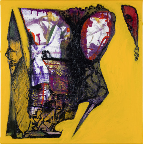 Gareth Sansom Dunce (1954) , 2012; oil and enamel on linen; 60 x 60 cm; enquire