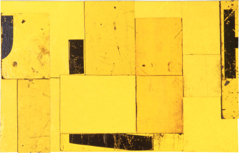 Rosalie Gascoigne Reserve, 1997; retro reflective roadsign on wood; 35 x 56 cm; enquire