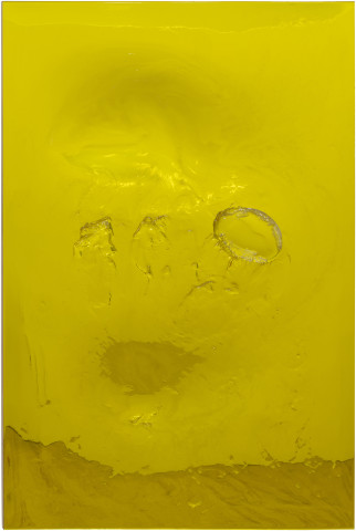 Dale Frank clear light on a bad day - Nambour, 2018; Epoxyglass on Perspex; 150 x 100 cm; enquire