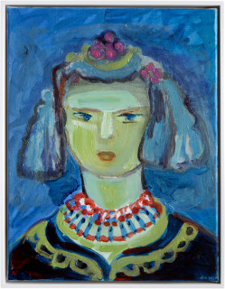 Angela Brennan Portrait of a young girl, 2006; acrylic on canvas; 46 x 35.5cm (unframed), 48 x 38cm (framed); enquire