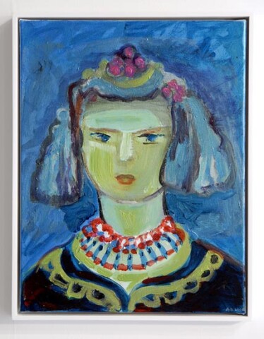 Angela Brennan Portrait of a young girl, 2006; acrylic on canvas; 46 x 35.5cm (unframed), 48 x 38cm (framed); enquire