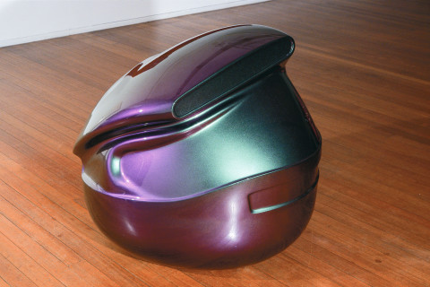 Patricia Piccinini Heart Breaker, 2002; fiberglass and automotive paint; 95 x 70 x 70 cm; enquire