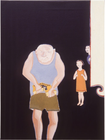 Vivienne Shark LeWitt Rip, 1992; acrylic on linen; 61 x 46 cm; enquire