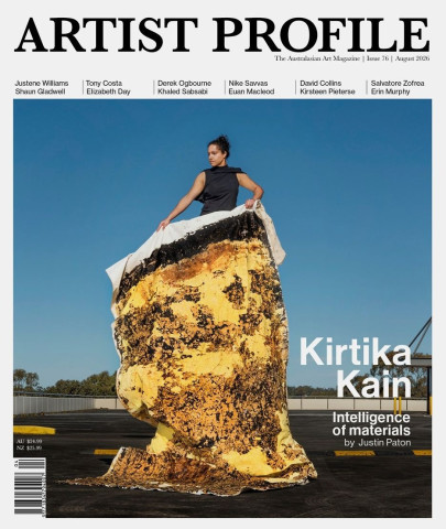 Kirtika Kain featured on cover of Issue 76 of Artist Profile Magazine