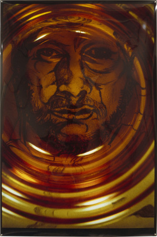 Mike Parr Six of ten cibachromes from The Umbrella of Glass (Fading), 1981-1993; 190 x 127 cm; enquire