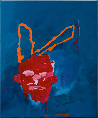 Tom Polo another exit, a recent reflection, 2021; acrylic and Flashe on canvas; 60 x 50 cm; more info; enquire