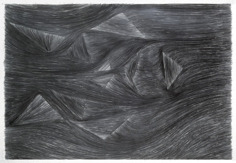 Dale Frank The Temple, 1982; graphite on paper; 33 x 50 cm; enquire