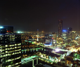 Anne Zahalka Room 4927 view to Federation Square, Hotel Suite, 2008; Type C print; 75 x 92.5 cm; enquire
