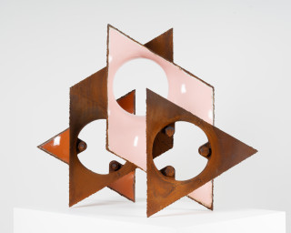 James Angus Mother, 2025; steel, enamel paint; 80 x 87 x 59 cm; enquire