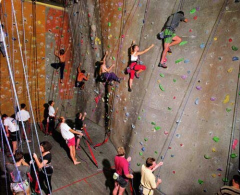 Anne Zahalka Rock Climbing Gym, 1998; type C photograph; 115 x 145 cm; Edition of 12; enquire