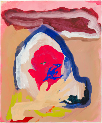 Tom Polo deals and decisions (a light leak), 2019; acrylic on canvas; 60 x 50 cm; enquire