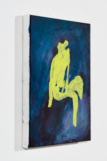Tom Polo hold on, 2026; acrylic on canvas; 40.5 x 30 cm; enquire