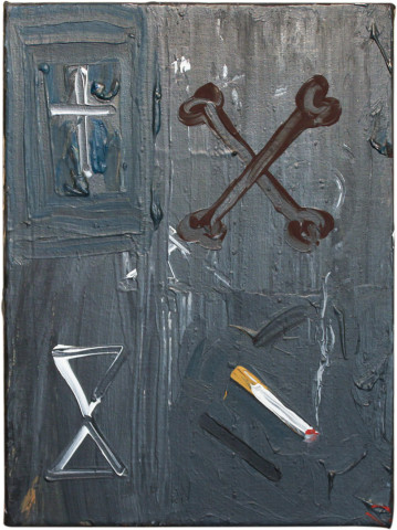 David Griggs Frat of the Obese 21, 2011; acrylic on canvas; 41 x 31 cm; enquire