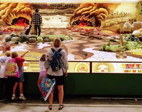 Anne Zahalka Agricultural Display, 1998; type C photograph; 76 x 93 cm; Edition of 12; enquire