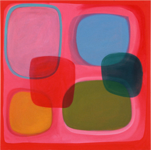 Angela Brennan Many, almost one, 1997; oil on canvas; 122 x 122 cm; enquire