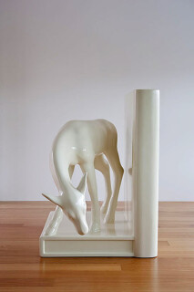 Michael Parekowhai Seldom is Herd (doe), 2009; automotive paint on fibreglass; 115 x 110 x 80 cm; Edition of 4; enquire